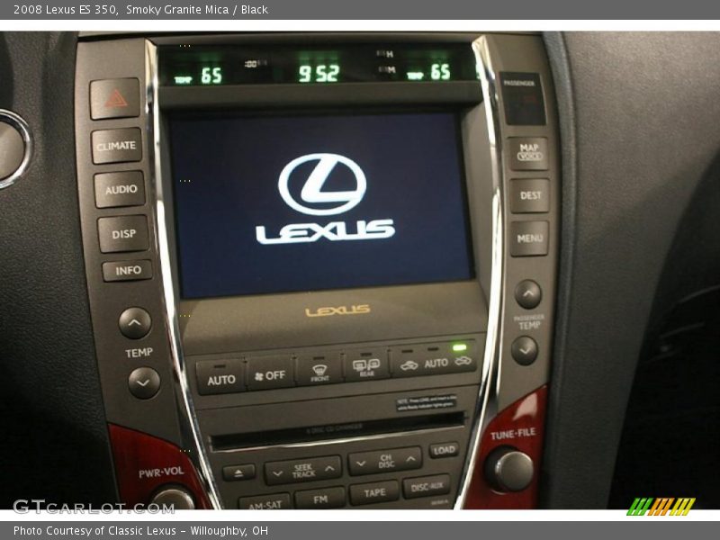 Smoky Granite Mica / Black 2008 Lexus ES 350