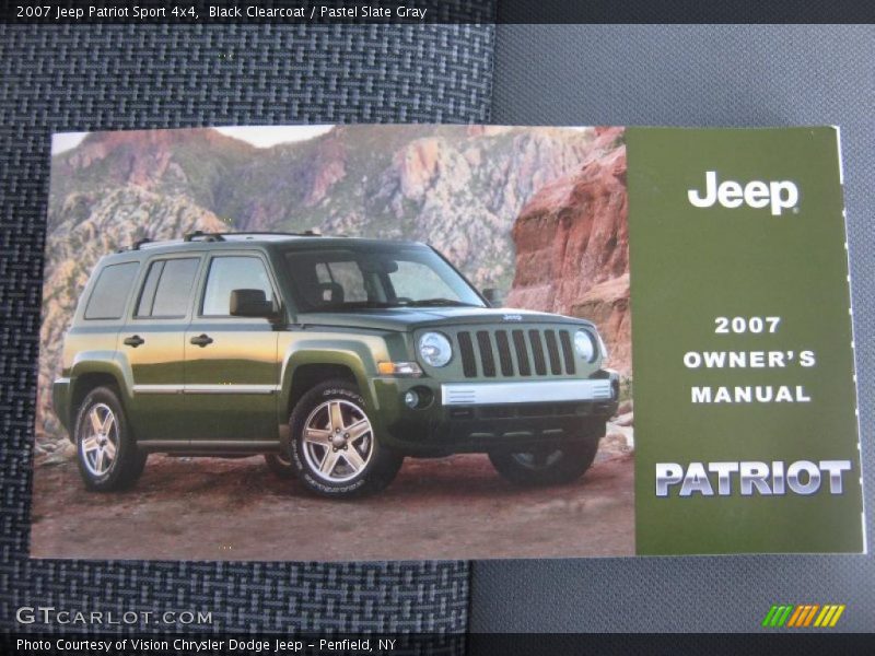Black Clearcoat / Pastel Slate Gray 2007 Jeep Patriot Sport 4x4