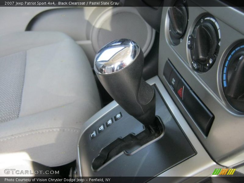 Black Clearcoat / Pastel Slate Gray 2007 Jeep Patriot Sport 4x4