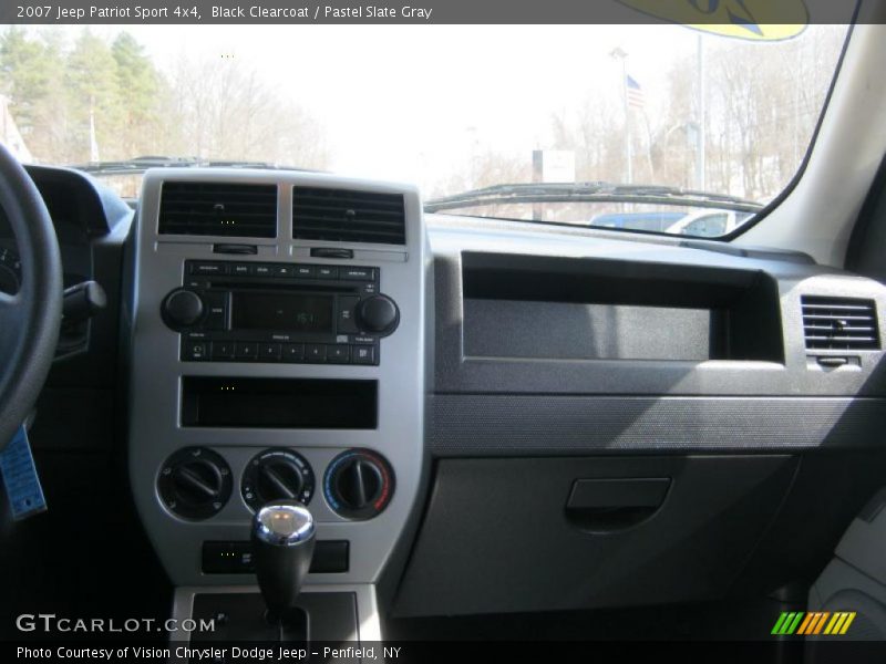 Black Clearcoat / Pastel Slate Gray 2007 Jeep Patriot Sport 4x4