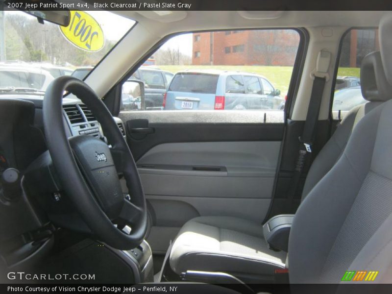 Black Clearcoat / Pastel Slate Gray 2007 Jeep Patriot Sport 4x4