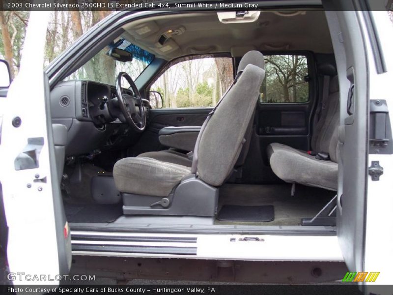 Summit White / Medium Gray 2003 Chevrolet Silverado 2500HD LS Extended Cab 4x4