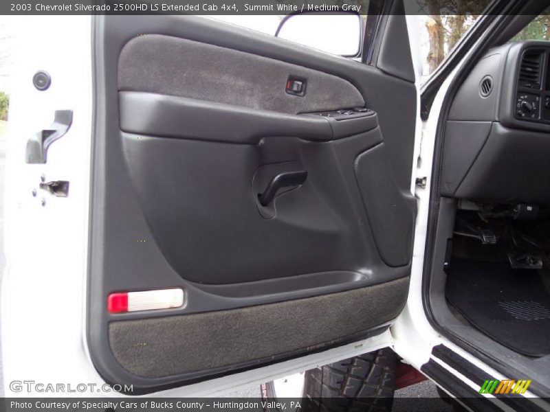 Summit White / Medium Gray 2003 Chevrolet Silverado 2500HD LS Extended Cab 4x4