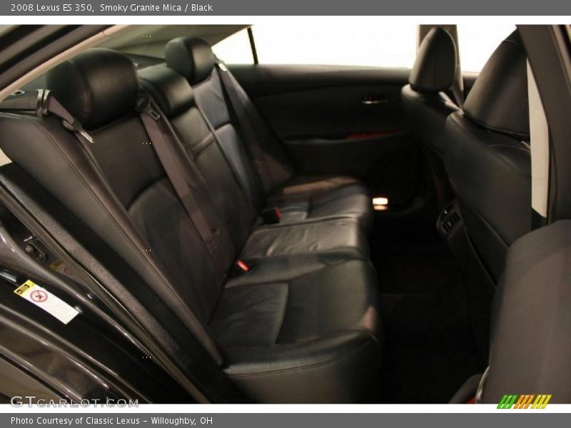 Smoky Granite Mica / Black 2008 Lexus ES 350