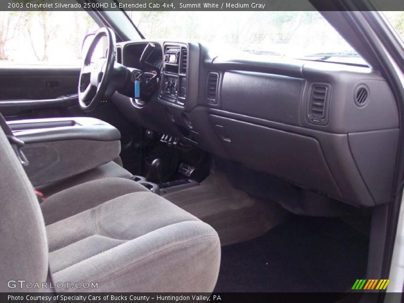 Summit White / Medium Gray 2003 Chevrolet Silverado 2500HD LS Extended Cab 4x4