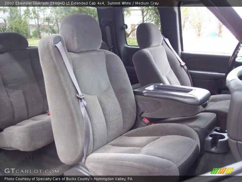 Summit White / Medium Gray 2003 Chevrolet Silverado 2500HD LS Extended Cab 4x4