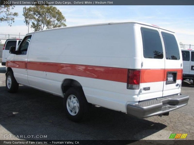 Oxford White / Medium Flint 2003 Ford E Series Van E350 Super Duty Cargo