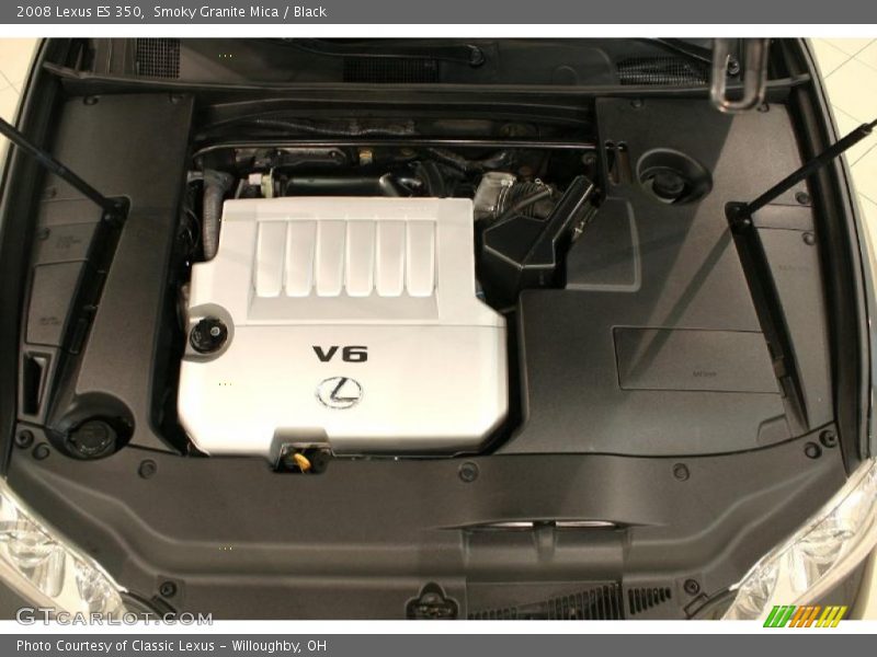 Smoky Granite Mica / Black 2008 Lexus ES 350