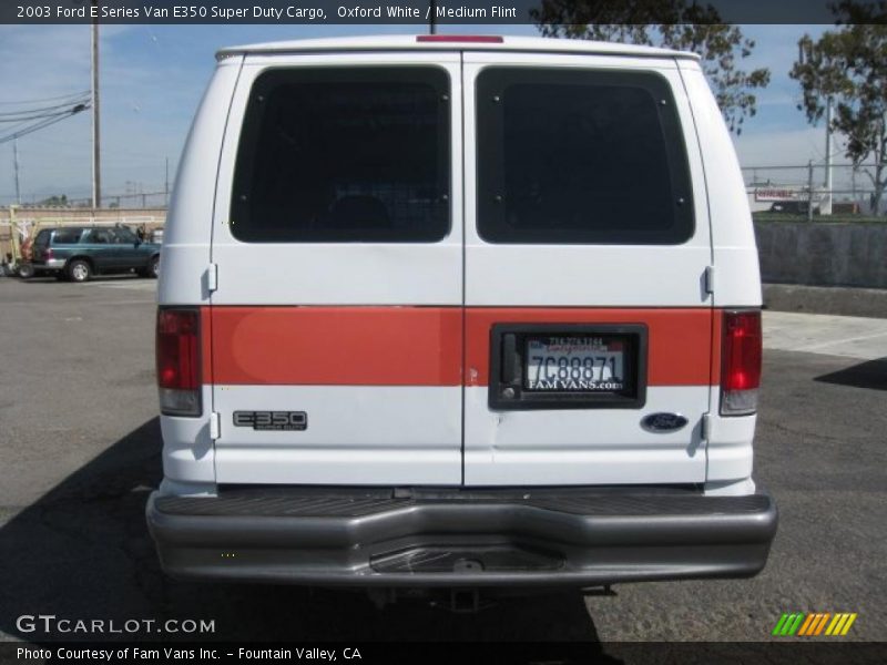 Oxford White / Medium Flint 2003 Ford E Series Van E350 Super Duty Cargo