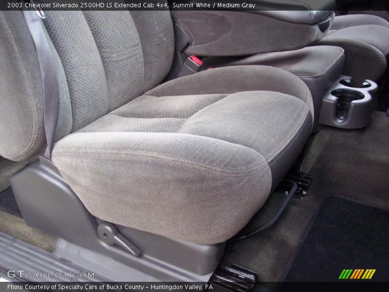 Summit White / Medium Gray 2003 Chevrolet Silverado 2500HD LS Extended Cab 4x4