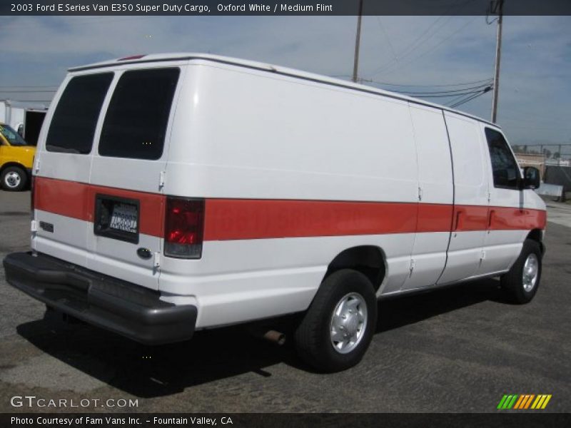 Oxford White / Medium Flint 2003 Ford E Series Van E350 Super Duty Cargo
