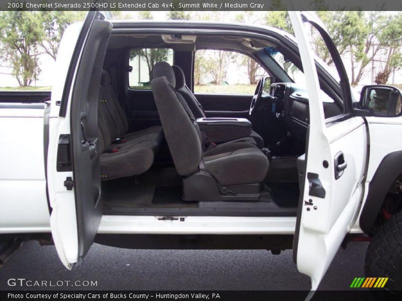 Summit White / Medium Gray 2003 Chevrolet Silverado 2500HD LS Extended Cab 4x4