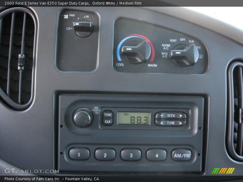 Controls of 2003 E Series Van E350 Super Duty Cargo