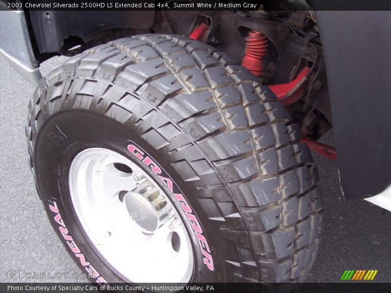 Summit White / Medium Gray 2003 Chevrolet Silverado 2500HD LS Extended Cab 4x4