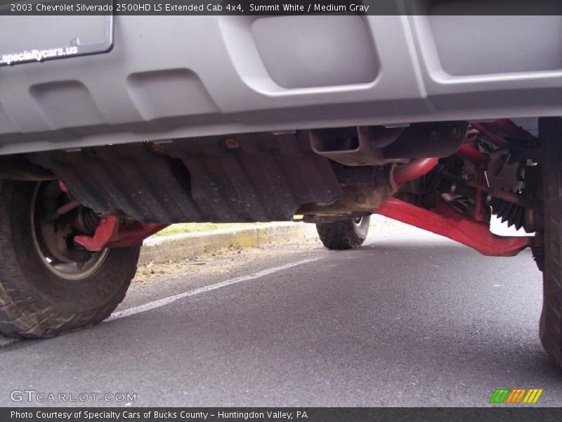 Summit White / Medium Gray 2003 Chevrolet Silverado 2500HD LS Extended Cab 4x4