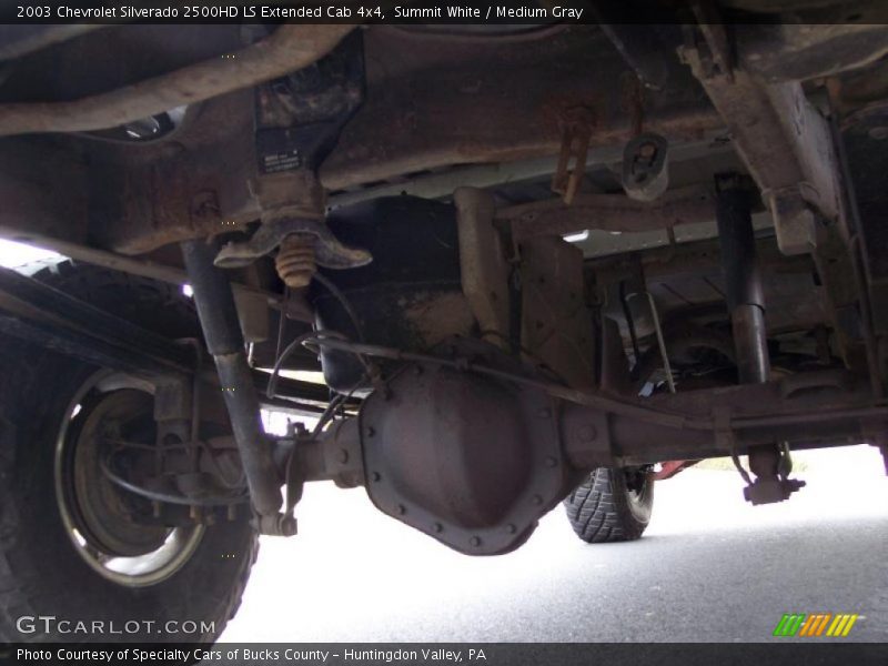 Summit White / Medium Gray 2003 Chevrolet Silverado 2500HD LS Extended Cab 4x4