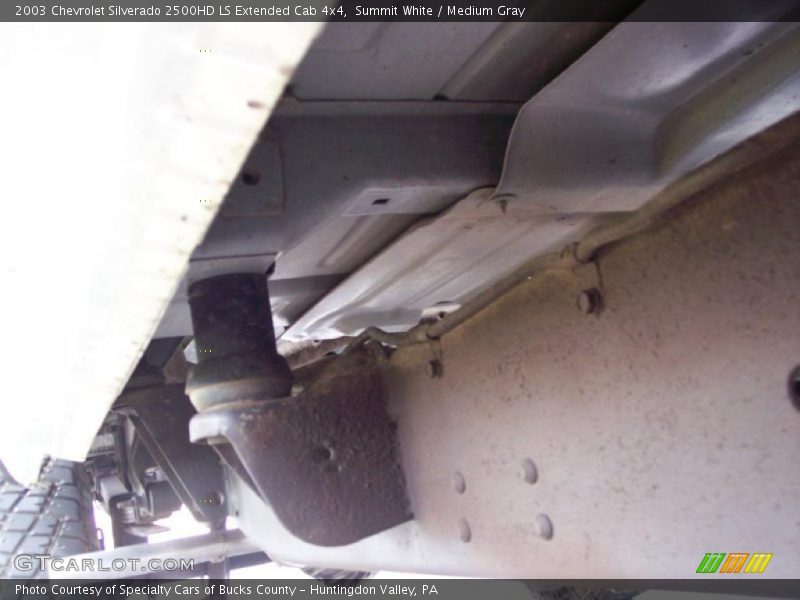 Summit White / Medium Gray 2003 Chevrolet Silverado 2500HD LS Extended Cab 4x4