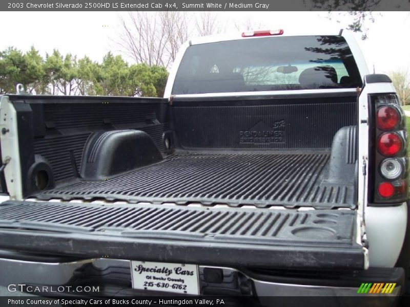 Summit White / Medium Gray 2003 Chevrolet Silverado 2500HD LS Extended Cab 4x4