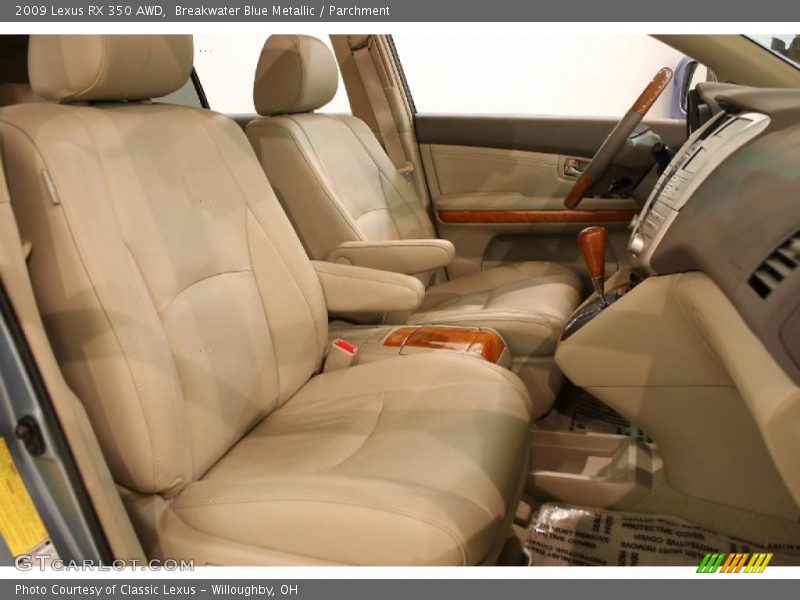 Breakwater Blue Metallic / Parchment 2009 Lexus RX 350 AWD