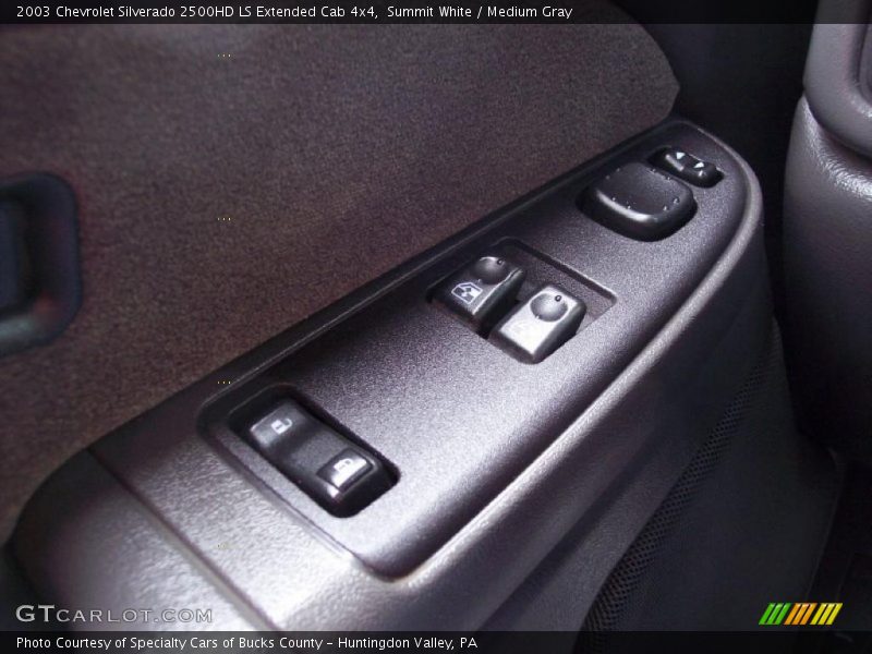 Summit White / Medium Gray 2003 Chevrolet Silverado 2500HD LS Extended Cab 4x4
