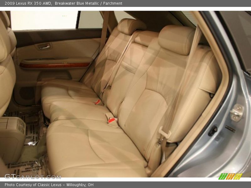 Breakwater Blue Metallic / Parchment 2009 Lexus RX 350 AWD