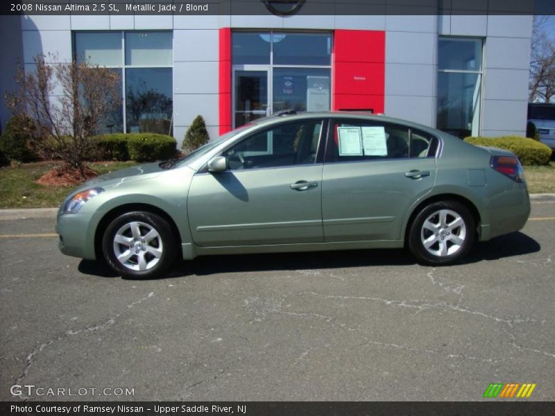 Metallic Jade / Blond 2008 Nissan Altima 2.5 SL