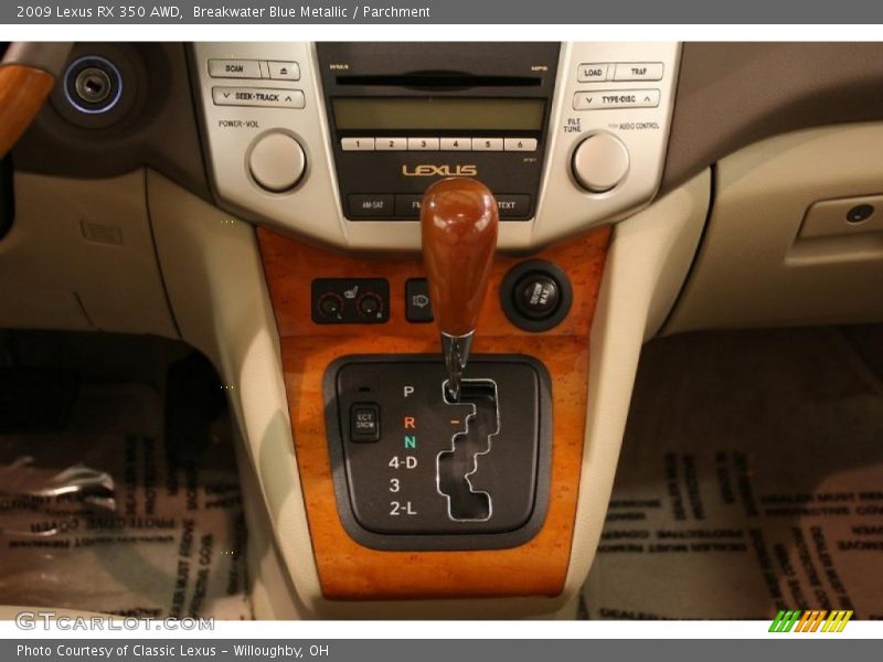 Breakwater Blue Metallic / Parchment 2009 Lexus RX 350 AWD