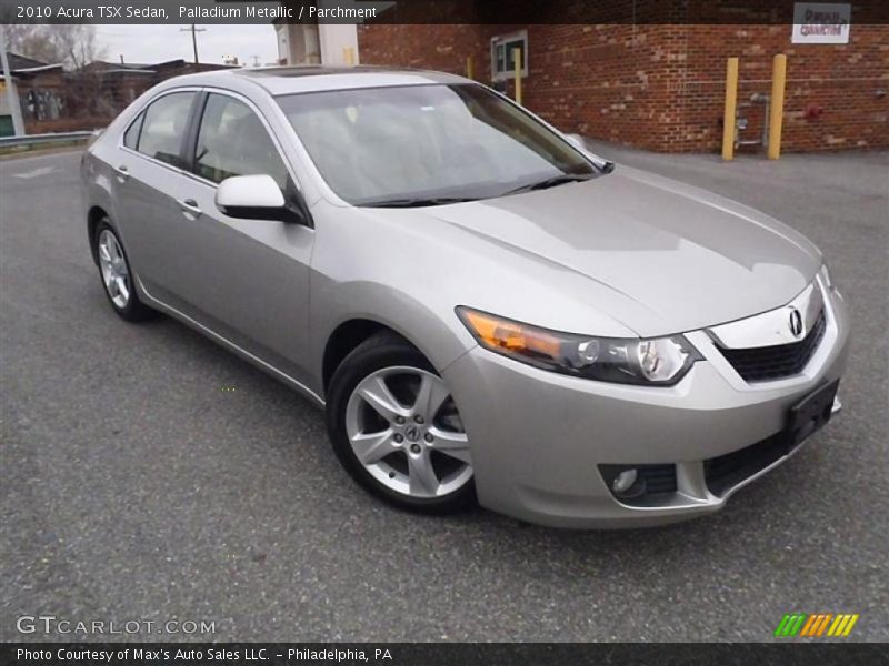 Palladium Metallic / Parchment 2010 Acura TSX Sedan