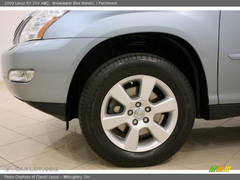 Breakwater Blue Metallic / Parchment 2009 Lexus RX 350 AWD