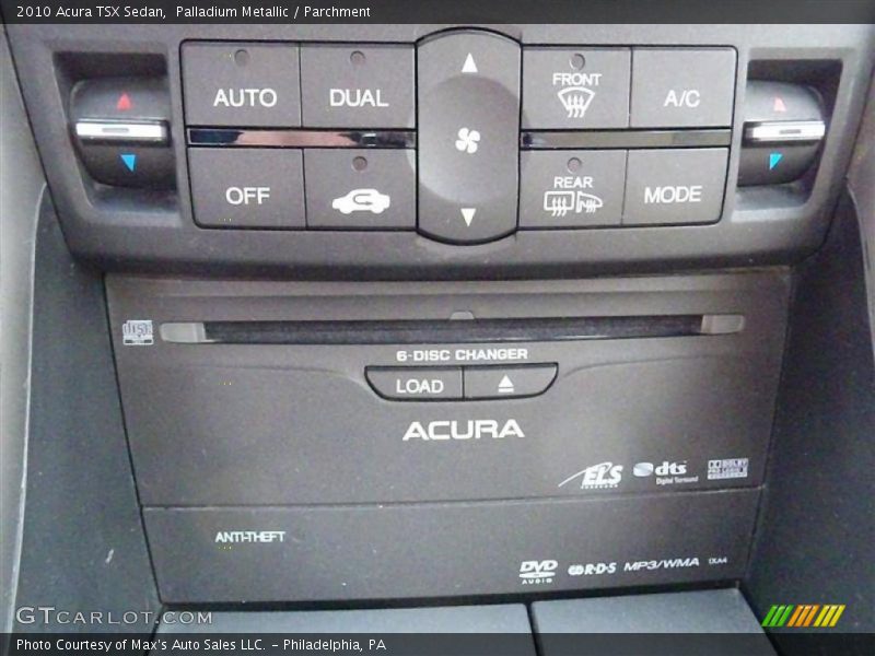 Controls of 2010 TSX Sedan