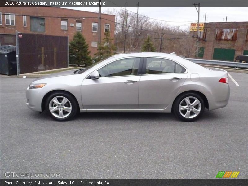 Palladium Metallic / Parchment 2010 Acura TSX Sedan