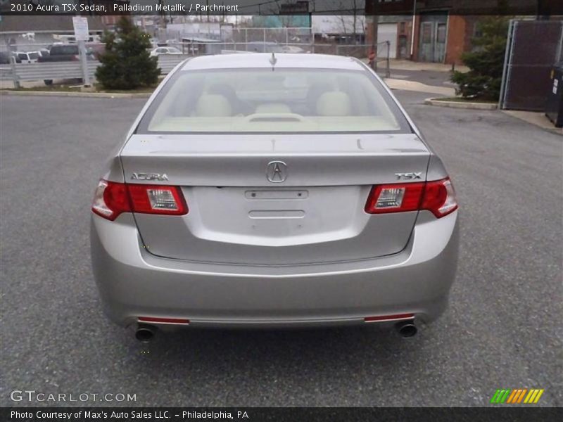 Palladium Metallic / Parchment 2010 Acura TSX Sedan
