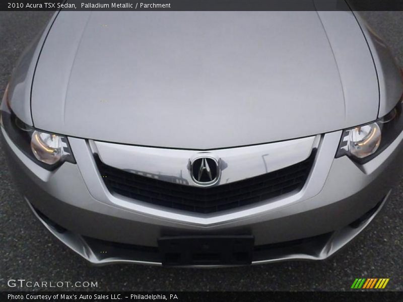 Palladium Metallic / Parchment 2010 Acura TSX Sedan