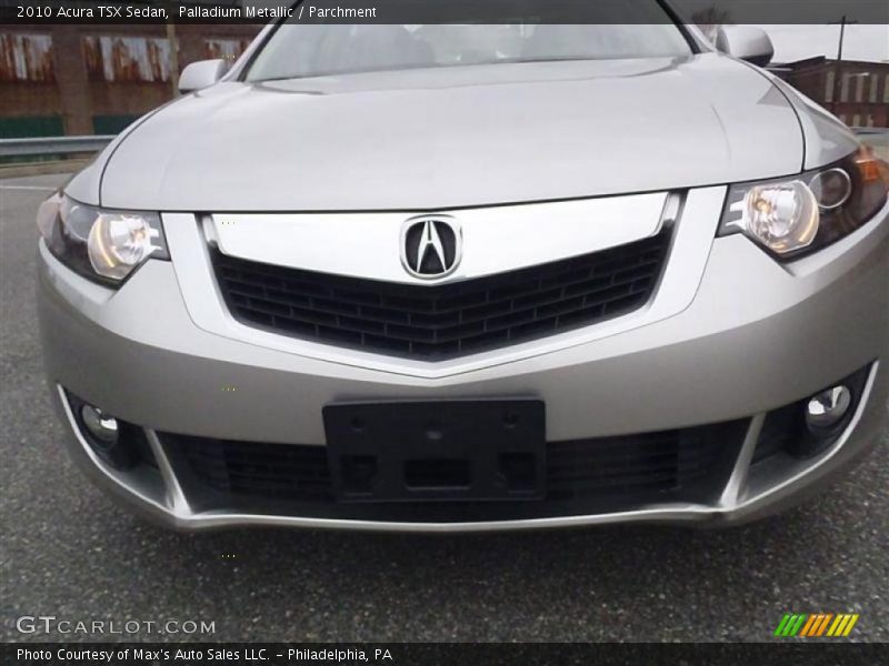 Palladium Metallic / Parchment 2010 Acura TSX Sedan