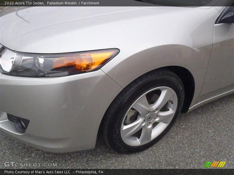 Palladium Metallic / Parchment 2010 Acura TSX Sedan