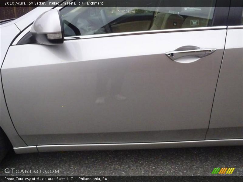 Palladium Metallic / Parchment 2010 Acura TSX Sedan