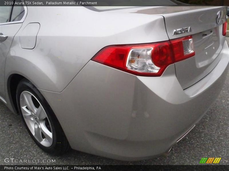 Palladium Metallic / Parchment 2010 Acura TSX Sedan