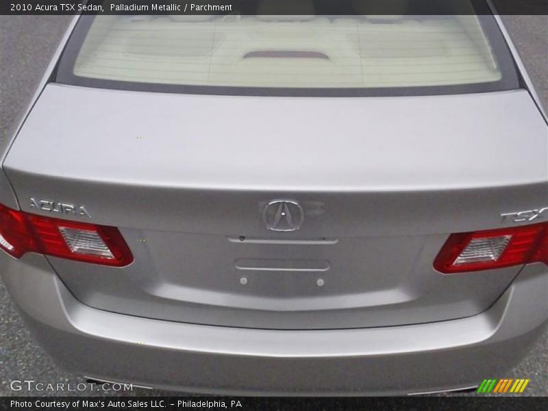 Palladium Metallic / Parchment 2010 Acura TSX Sedan