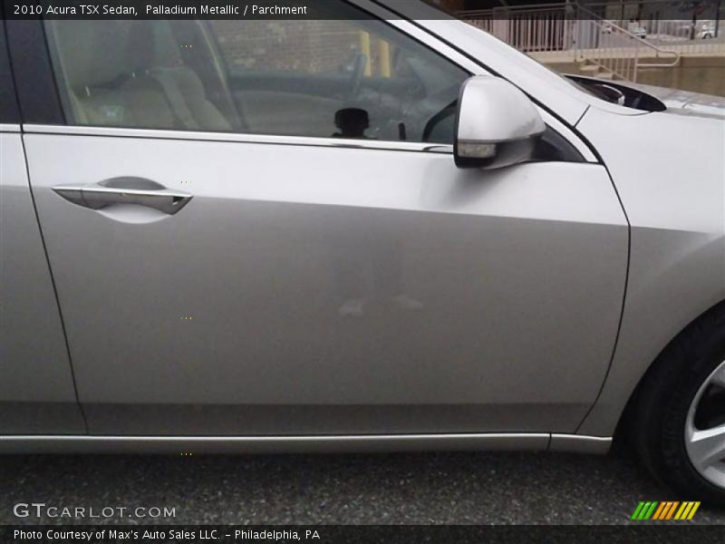 Palladium Metallic / Parchment 2010 Acura TSX Sedan