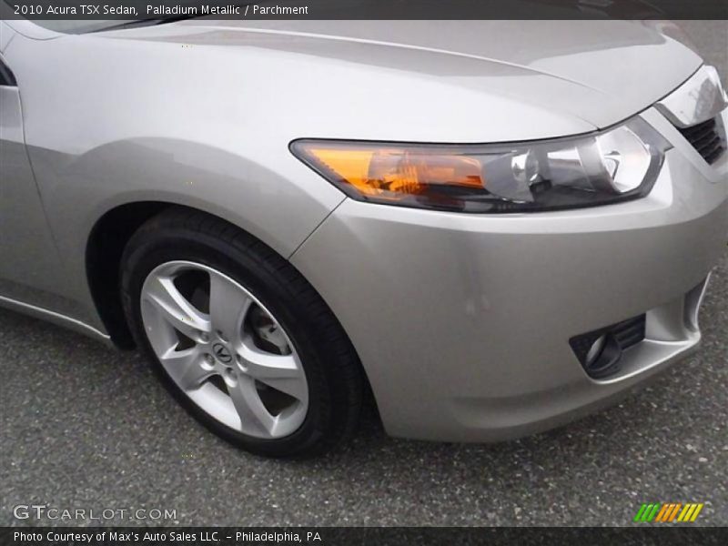 Palladium Metallic / Parchment 2010 Acura TSX Sedan