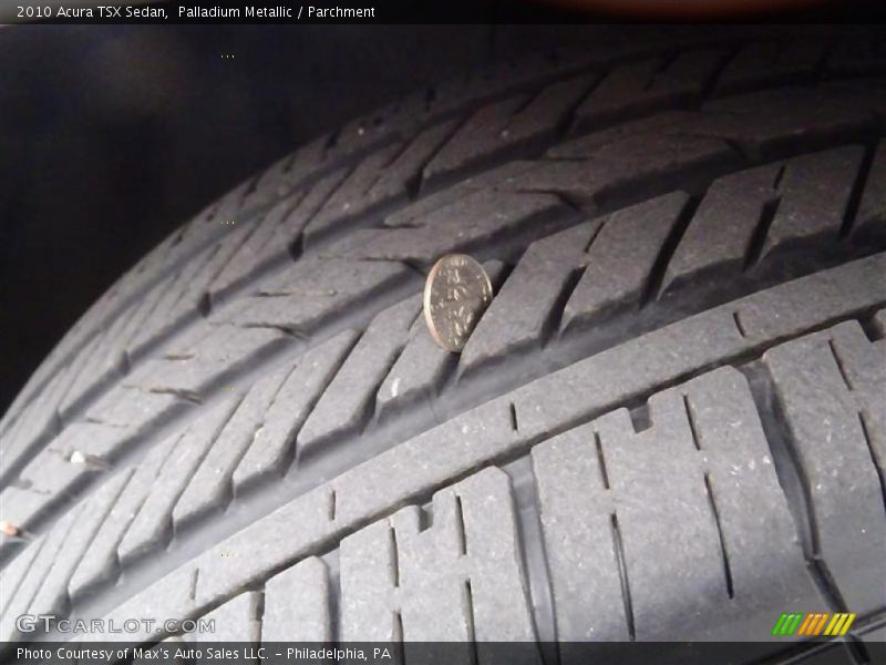 Palladium Metallic / Parchment 2010 Acura TSX Sedan
