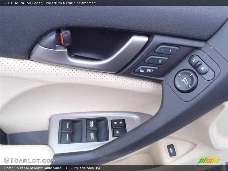 Controls of 2010 TSX Sedan