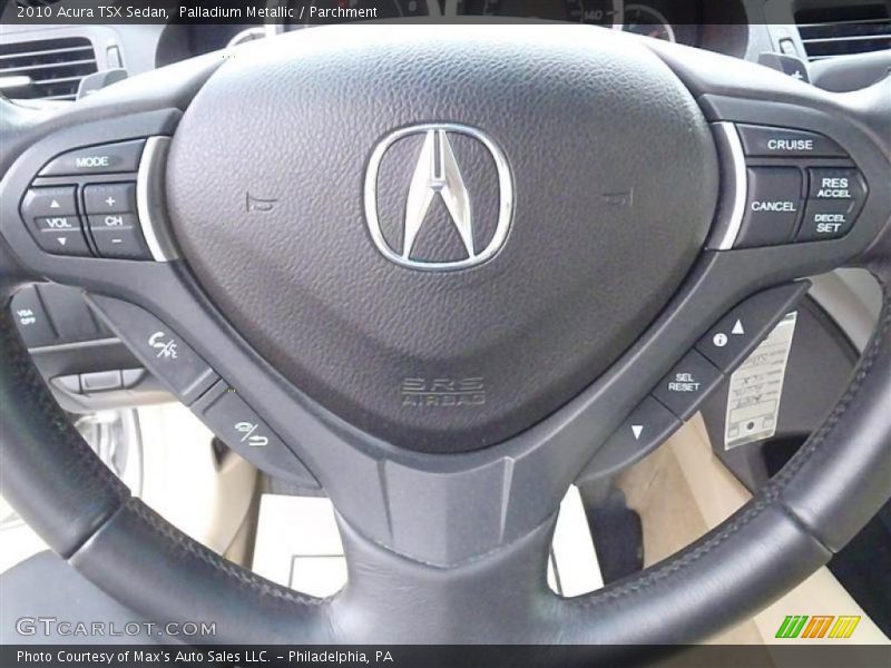Controls of 2010 TSX Sedan