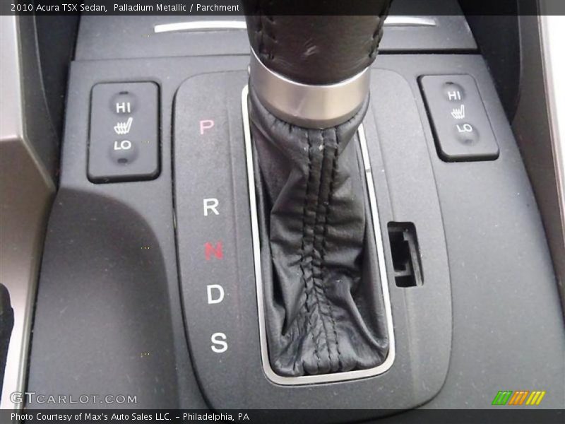  2010 TSX Sedan 5 Speed Automatic Shifter