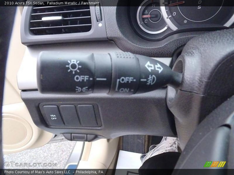 Controls of 2010 TSX Sedan
