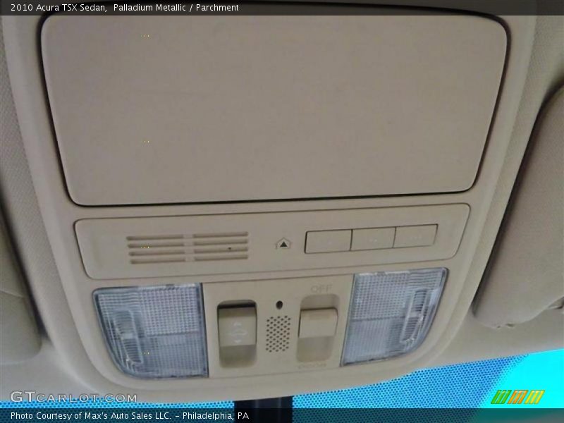 Controls of 2010 TSX Sedan