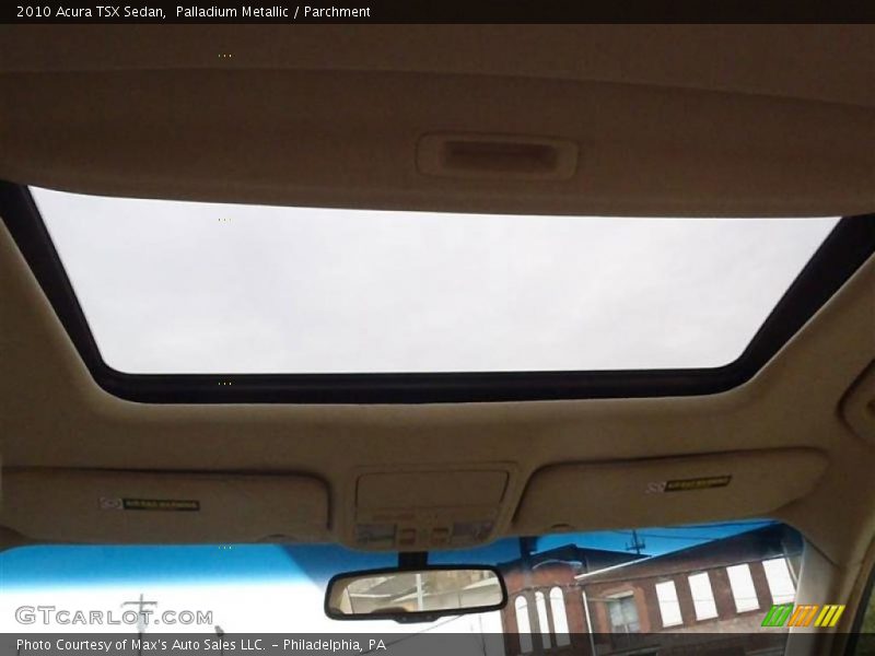 Palladium Metallic / Parchment 2010 Acura TSX Sedan