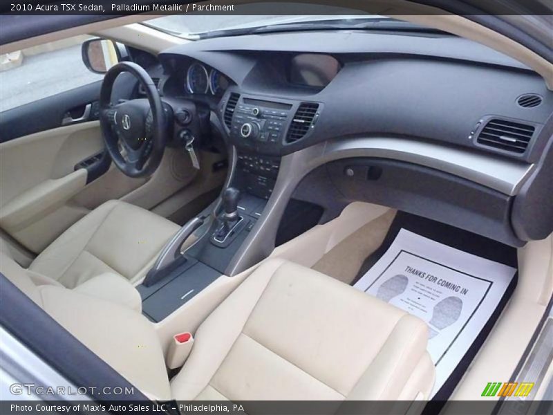 Dashboard of 2010 TSX Sedan