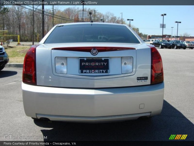 Light Platinum / Light Gray/Ebony 2007 Cadillac CTS Sport Sedan