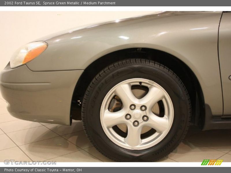 Spruce Green Metallic / Medium Parchment 2002 Ford Taurus SE